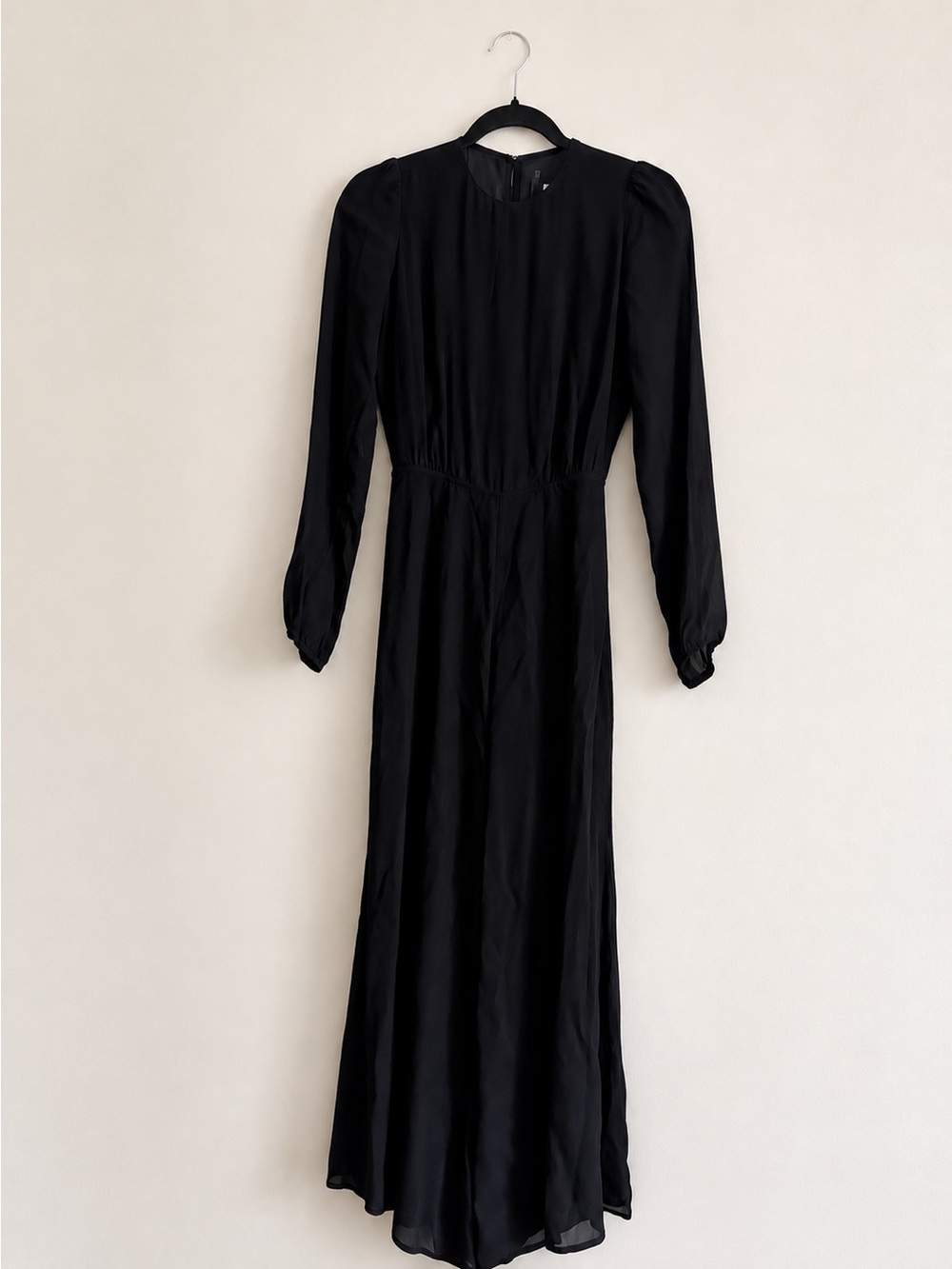 REFORMATION Felipe Jumpsuit in Black Size 0 - Picture 4 of 7